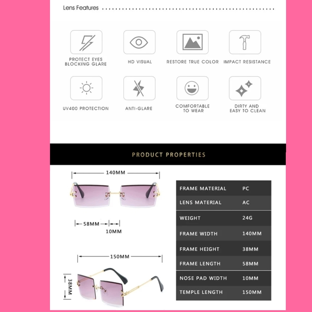 Retro 90's Sunglasses - Picture 5 of 11